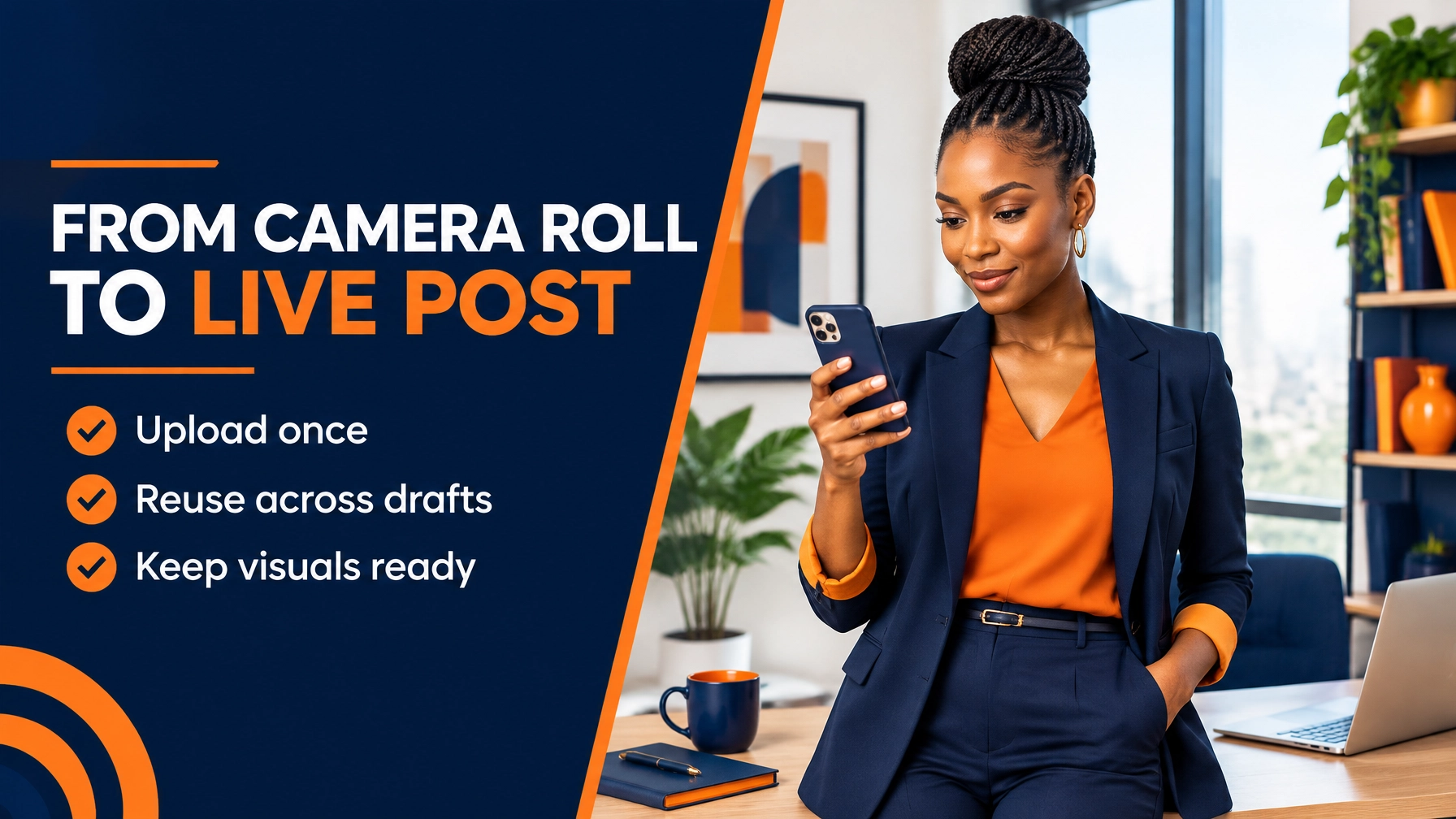 From Camera Roll to Live Post: How the Buzz Social Biz Media Library Keeps Your Content Visual
