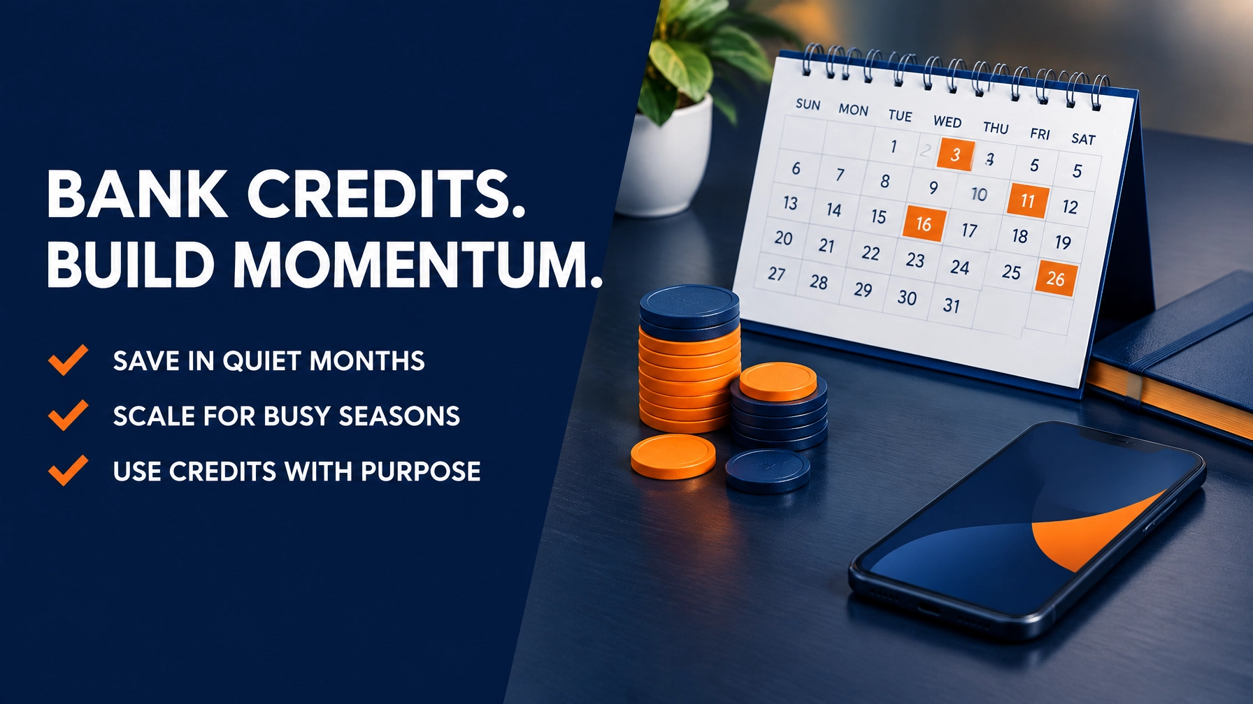 Your Credits Don’t Expire: How Buzz Social Biz Rollover Lets You Bank AI Power for Your Busiest Month