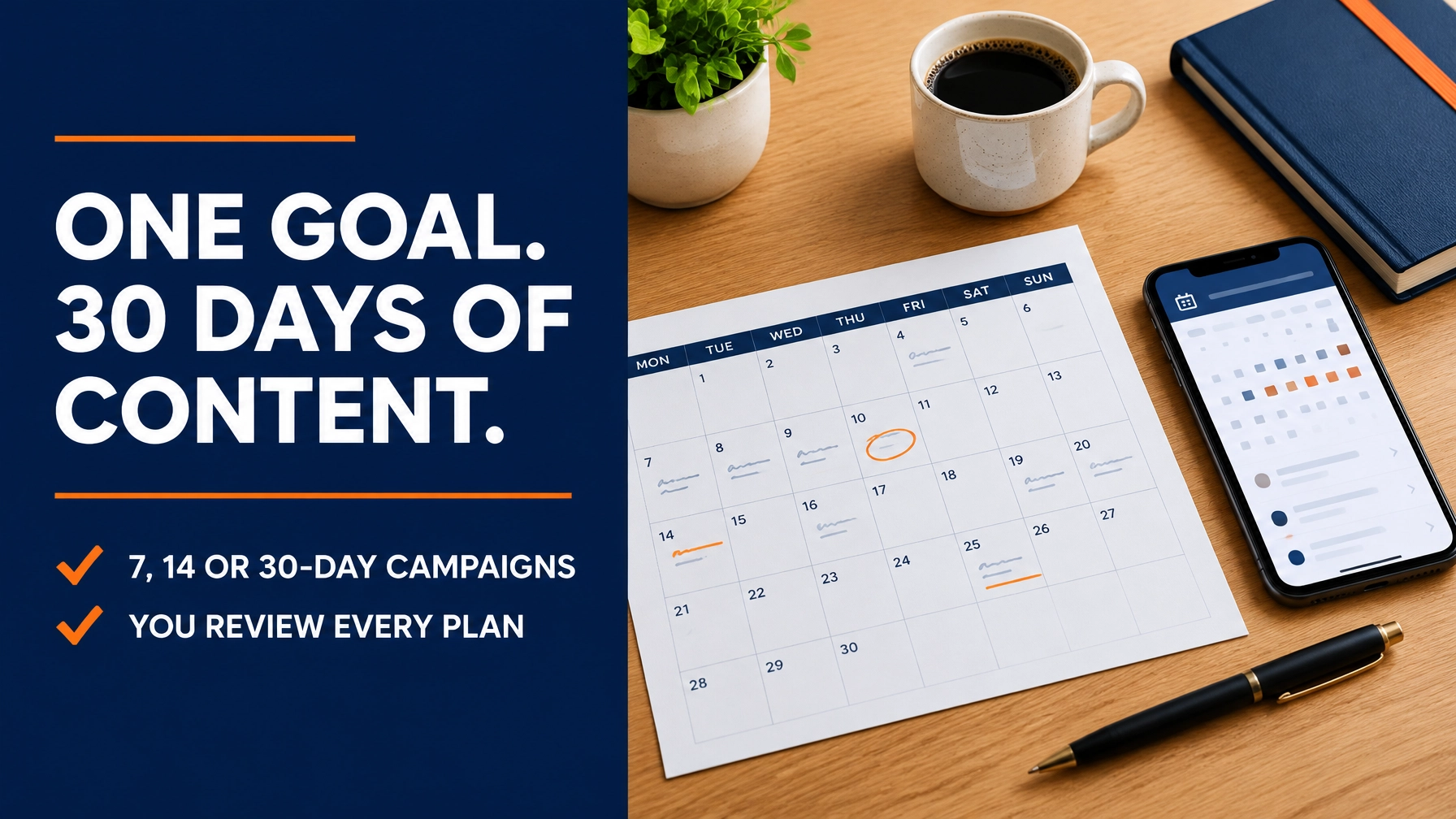From One Goal to a Month of Content: How Buzz Social Biz Campaigns Turn a Business Objective Into a 30-Day Plan